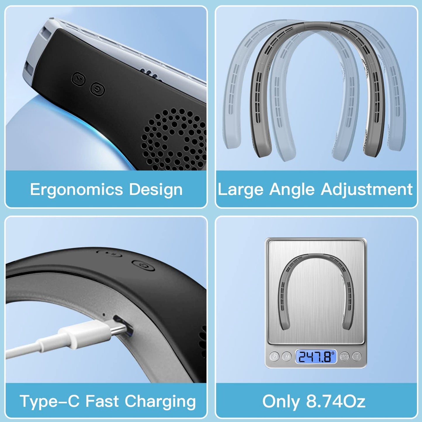 Phonery Airz ® Portable Necklace Fan-Getphonery