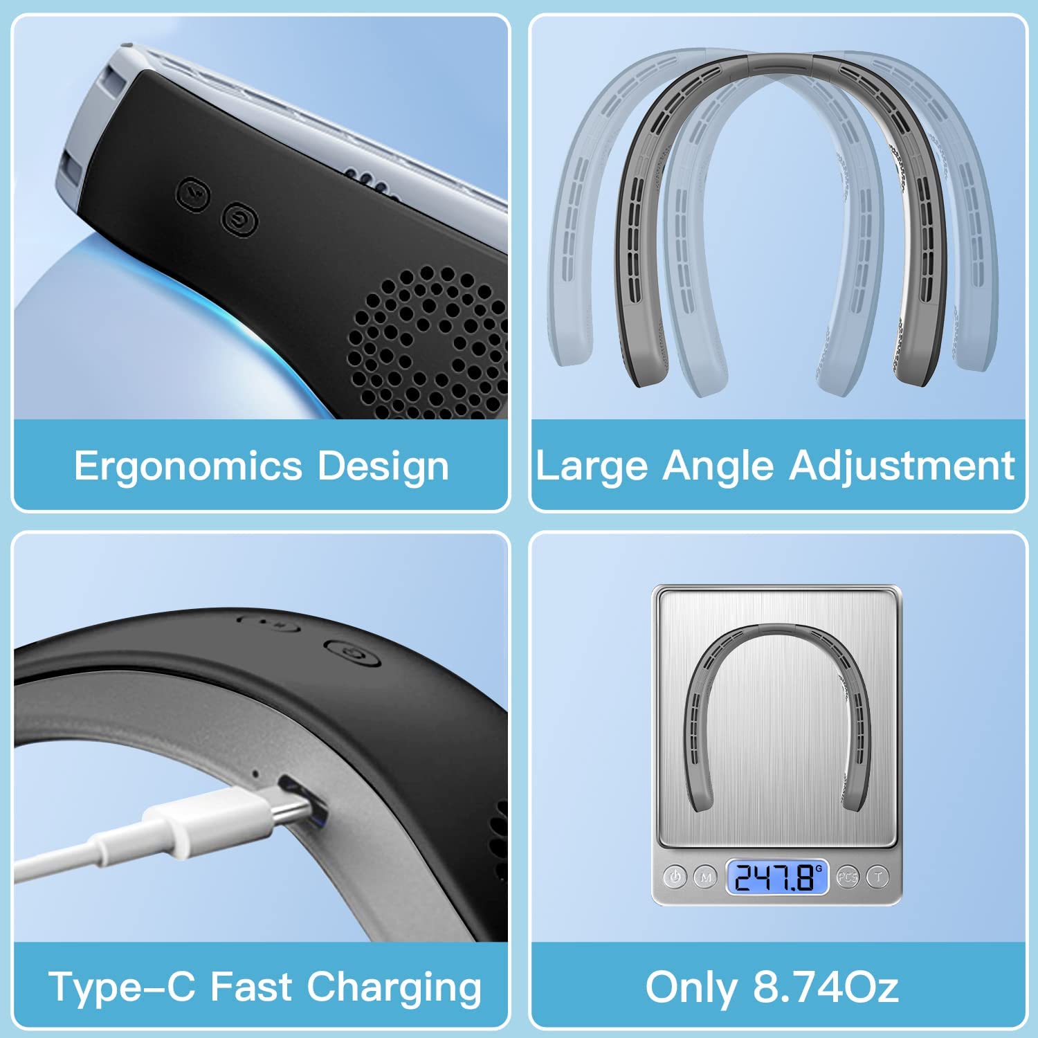 Phonery Airz ® Portable Necklace Fan-Getphonery