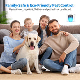 2025 Upgraded Ultrasonic Pest Repellent Indoor Insect Repeller, Pest Control, Repellent Roach, Mouse, Bugs, Mosquito, Mice, Spider, Ant, Rodent Repellent Ultrasonic Plug in, 3 Mode Switching, 6 Packs