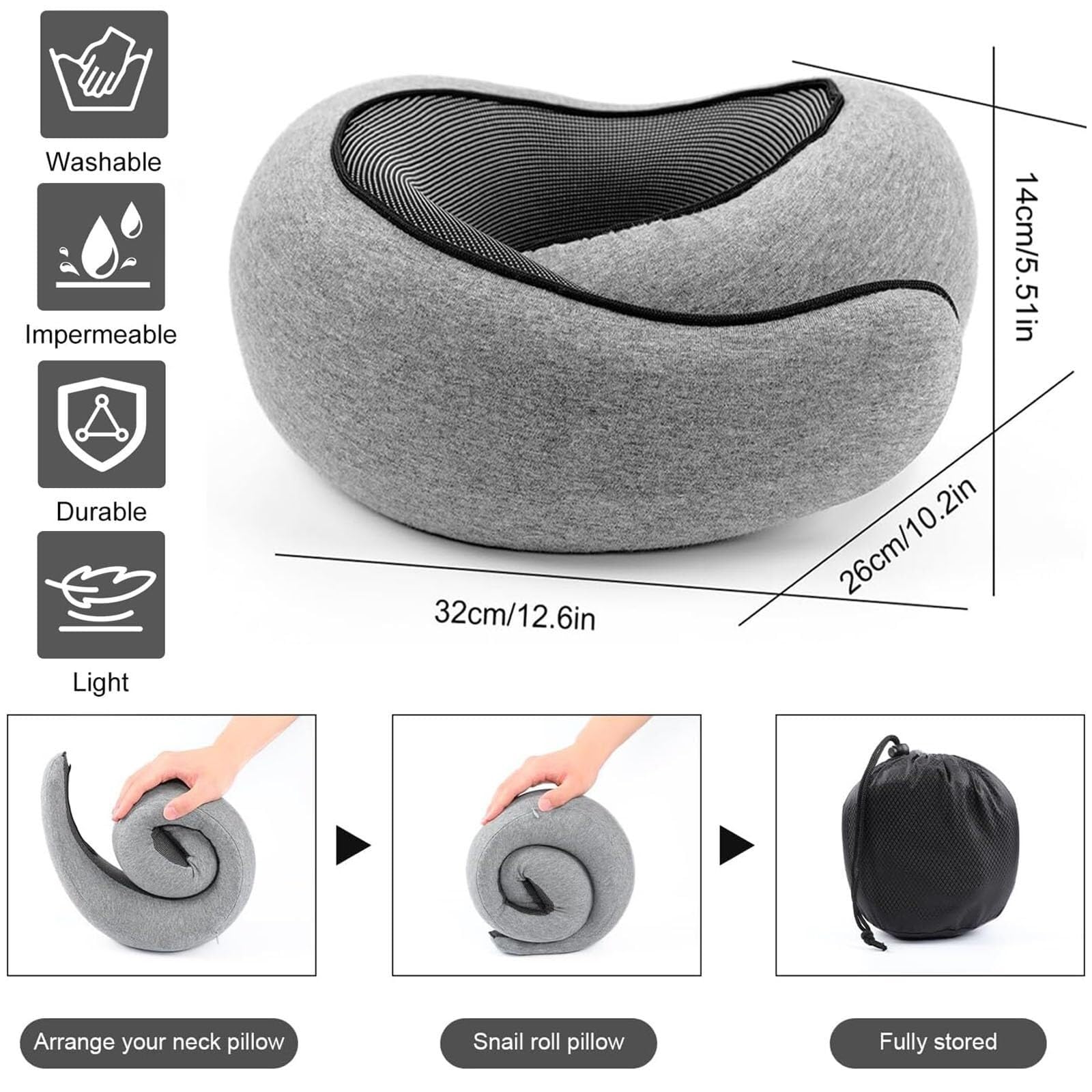 Phonery WanderRest ® Travel Neck Pillow-Getphonery