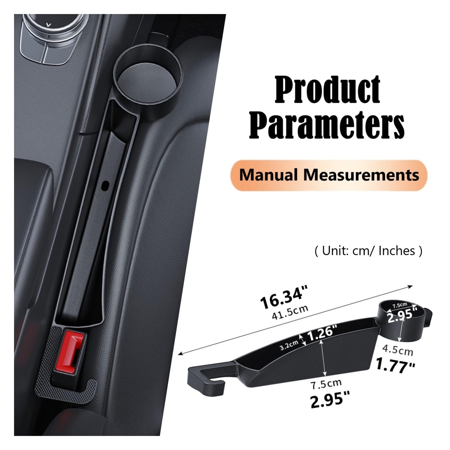 Phonery GapGuardian ® Car Seat Gap Filler