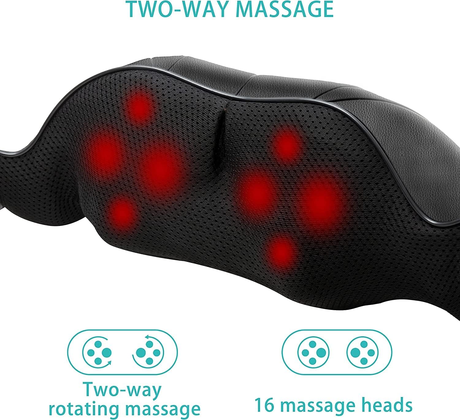 Phonery ThermaTouch ® Shiatsu Back and Neck Massager-Getphonery