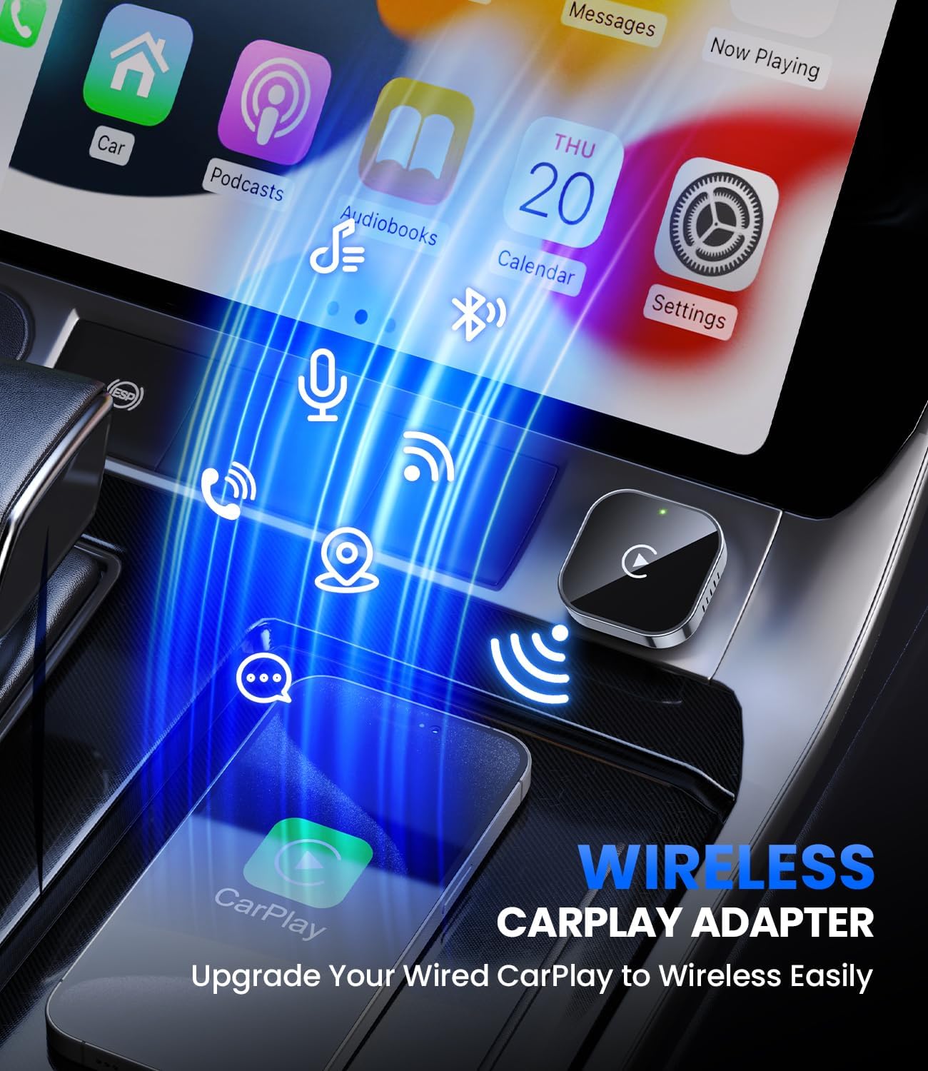 Phonery LinkRide ® Wireless CarPlay Adapter