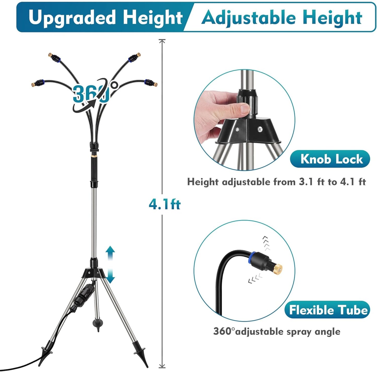Phonery MistMaster ® Standing Misters for Outside Patio-Getphonery