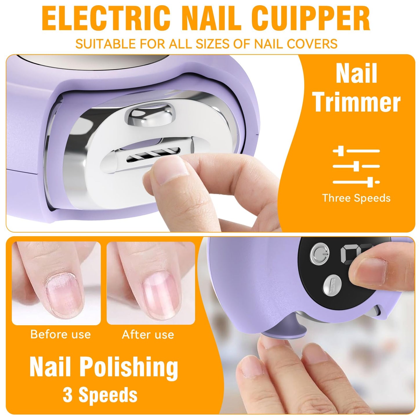 Phonery NailPerfect Electric Nail Clipper