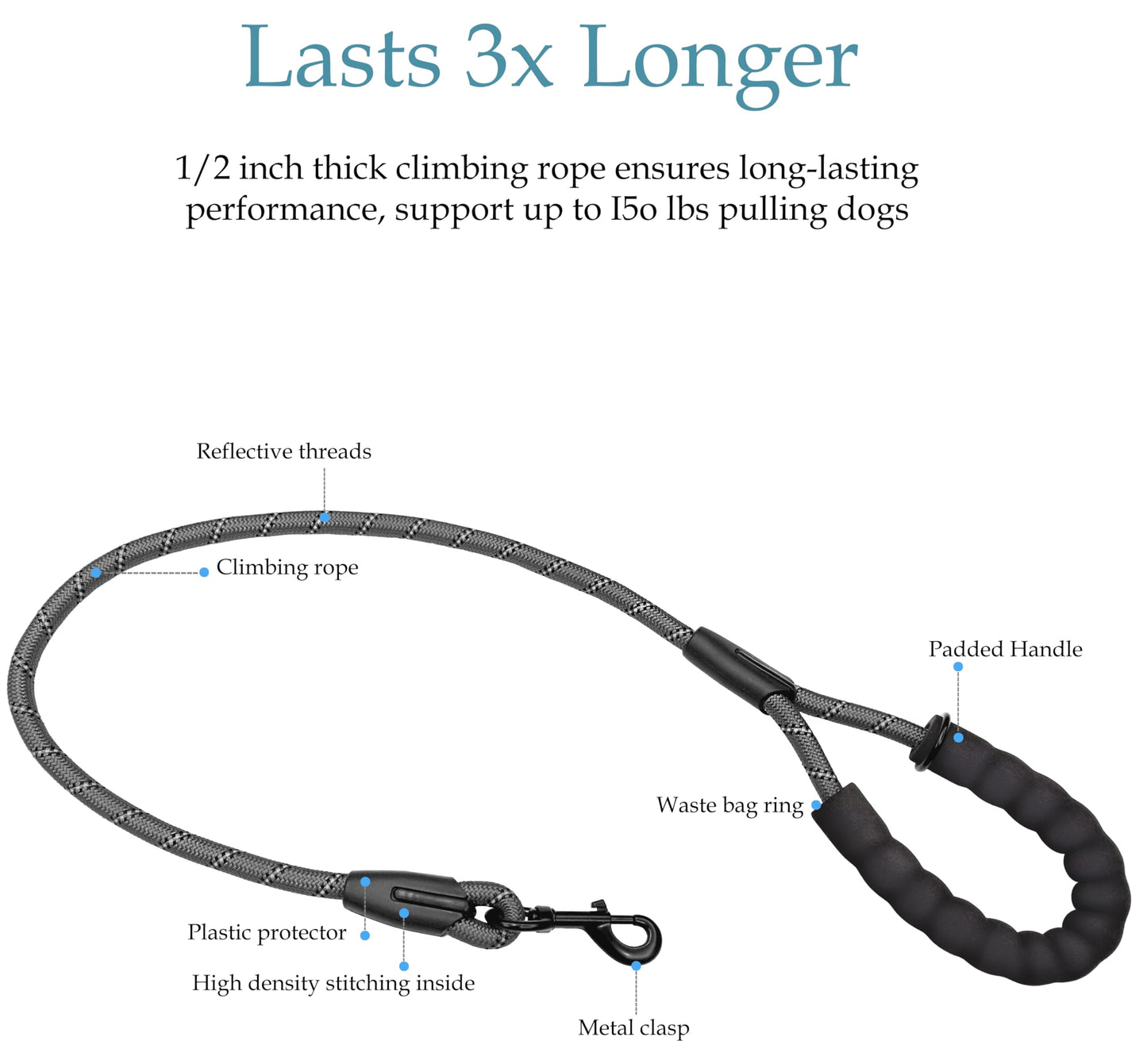 Phonery DoublePaws ® Double Dog Leash-Getphonery