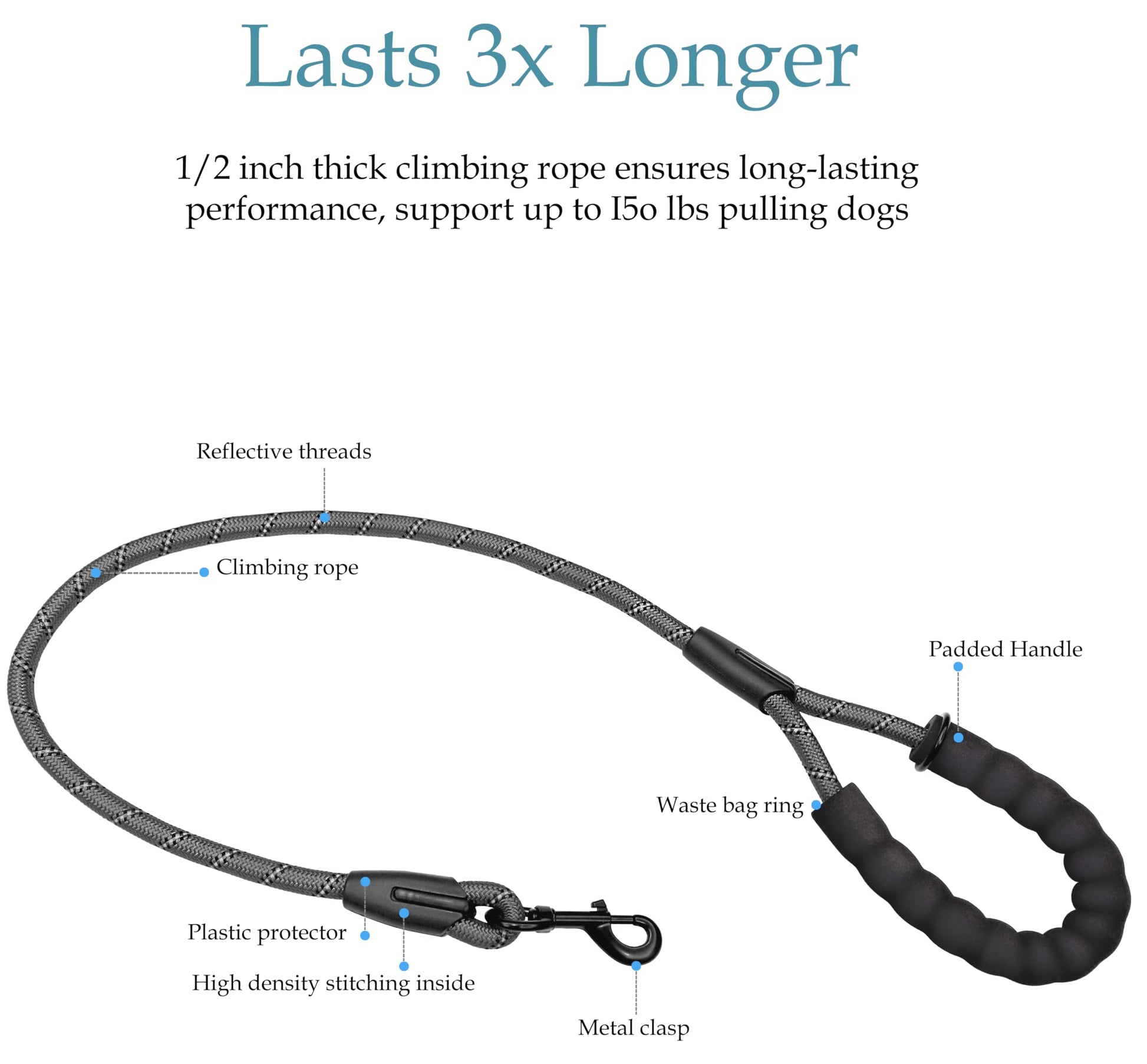 Phonery DoublePaws ® Double Dog Leash-Getphonery