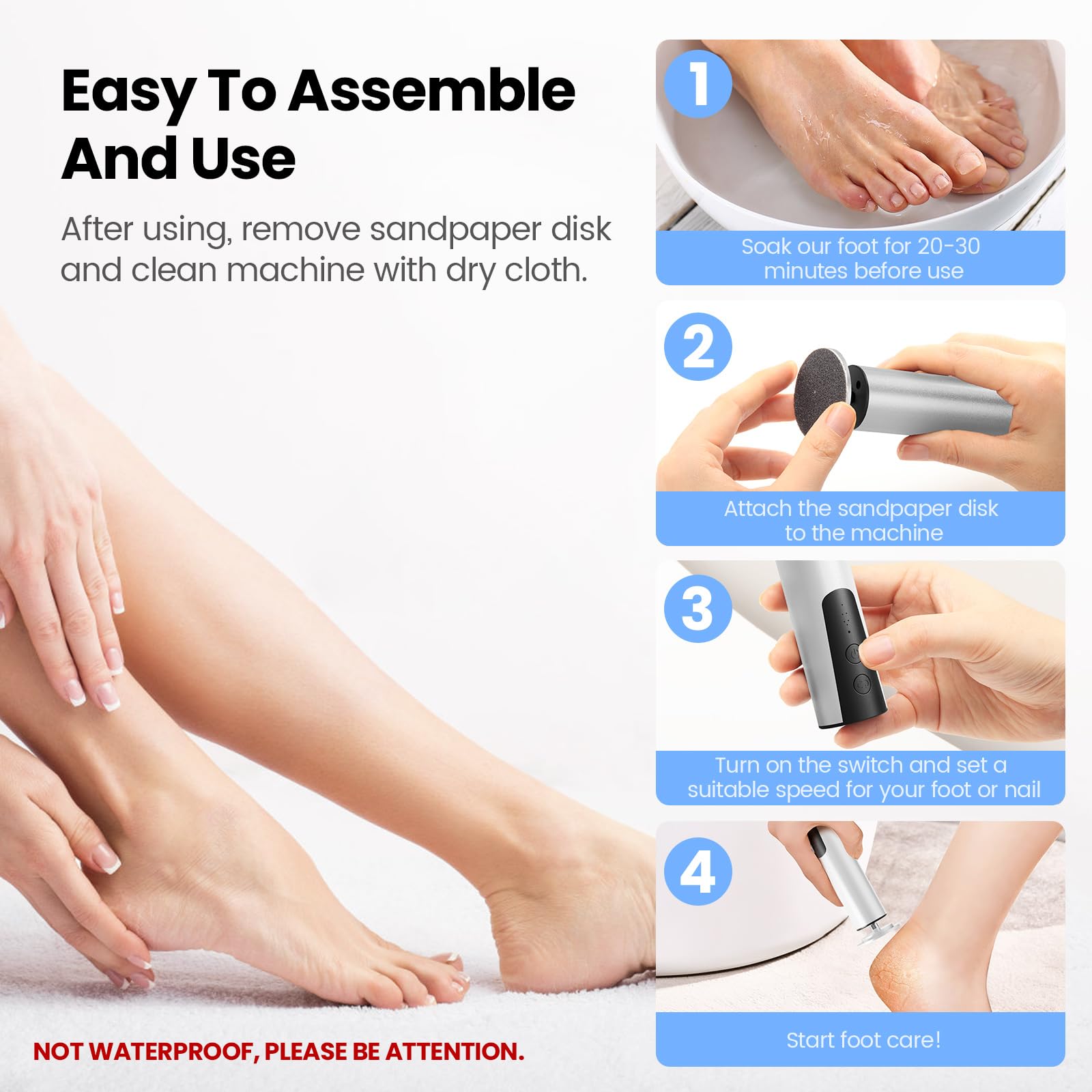Phonery SilkFeet ® Callus Remover for Feet-Getphonery