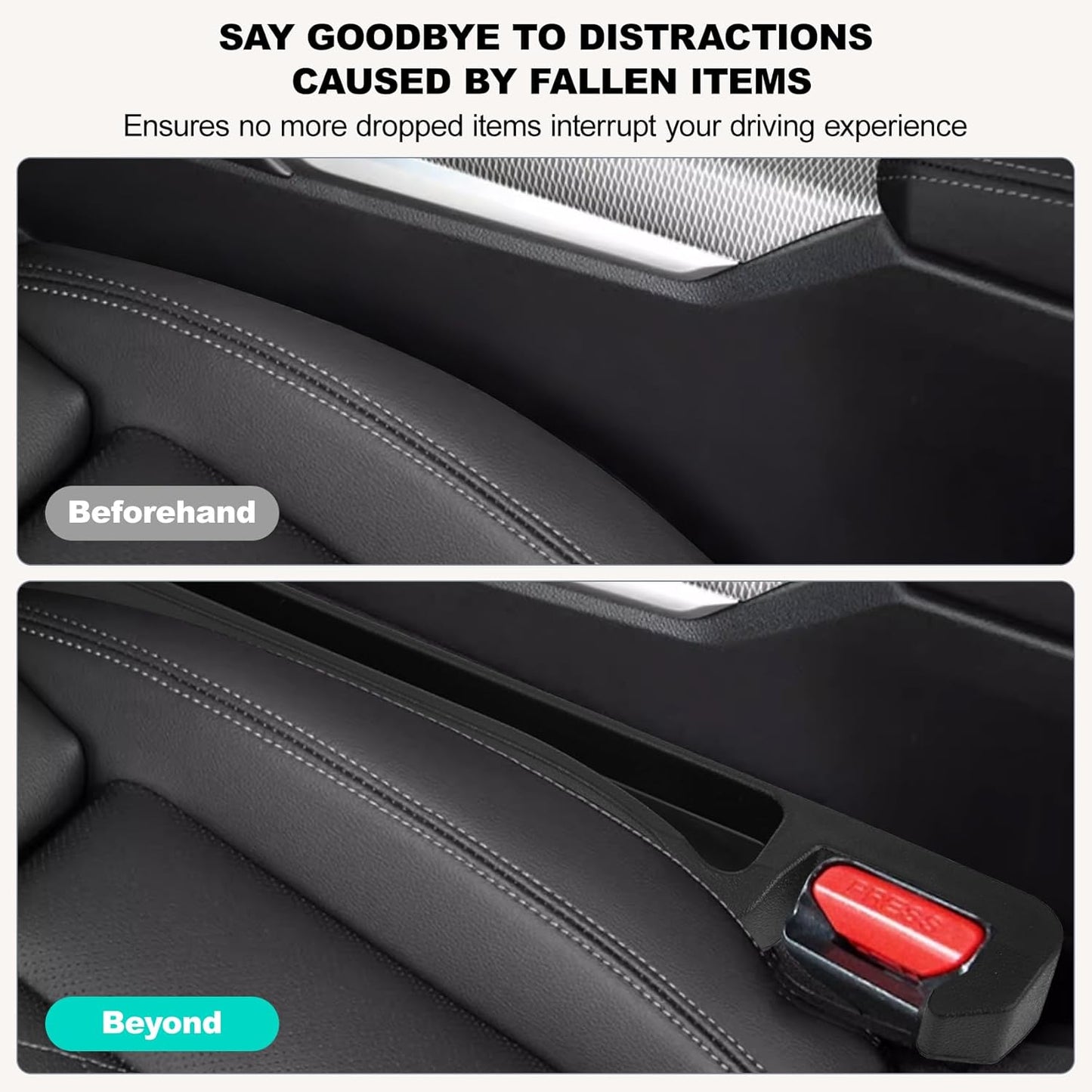 Phonery GapGuard ® Car Seat Gap Filler 2 PCS