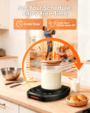 Sourdough Starter Warmer-MQUPIN Sourdough Warming Mat with Precise Temperature Control(70-120°F), 0-24H Timer Alert & Memory Function Sourdough Warmer, Upgraded for Home Bread Baking