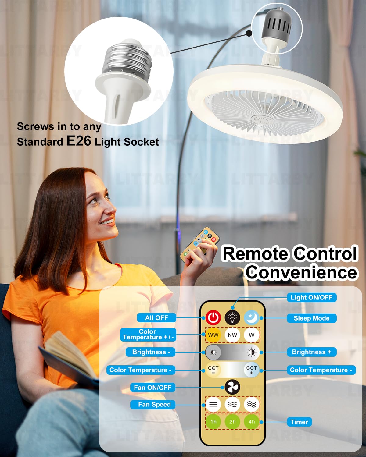 Phonery InstaBreeze ®  Socket Fan Light-Getphonery