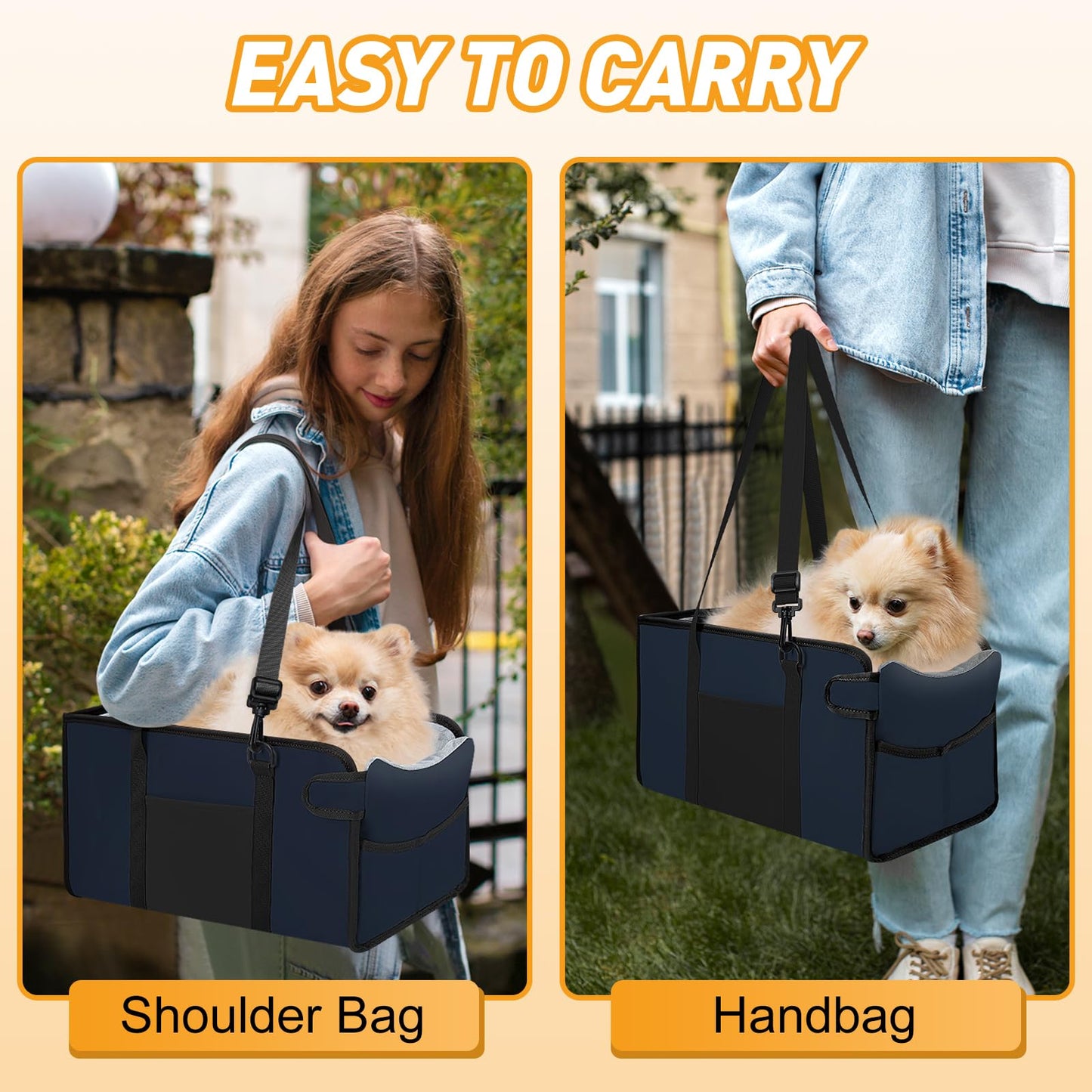 Phonery PawPilot ® Safety Car Seats For Small Dogs