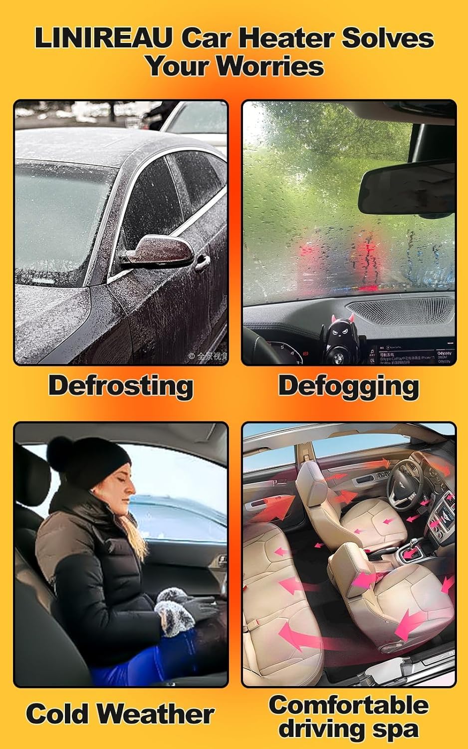 Phonery DriveCozy ® Car Heater for Winter-Getphonery