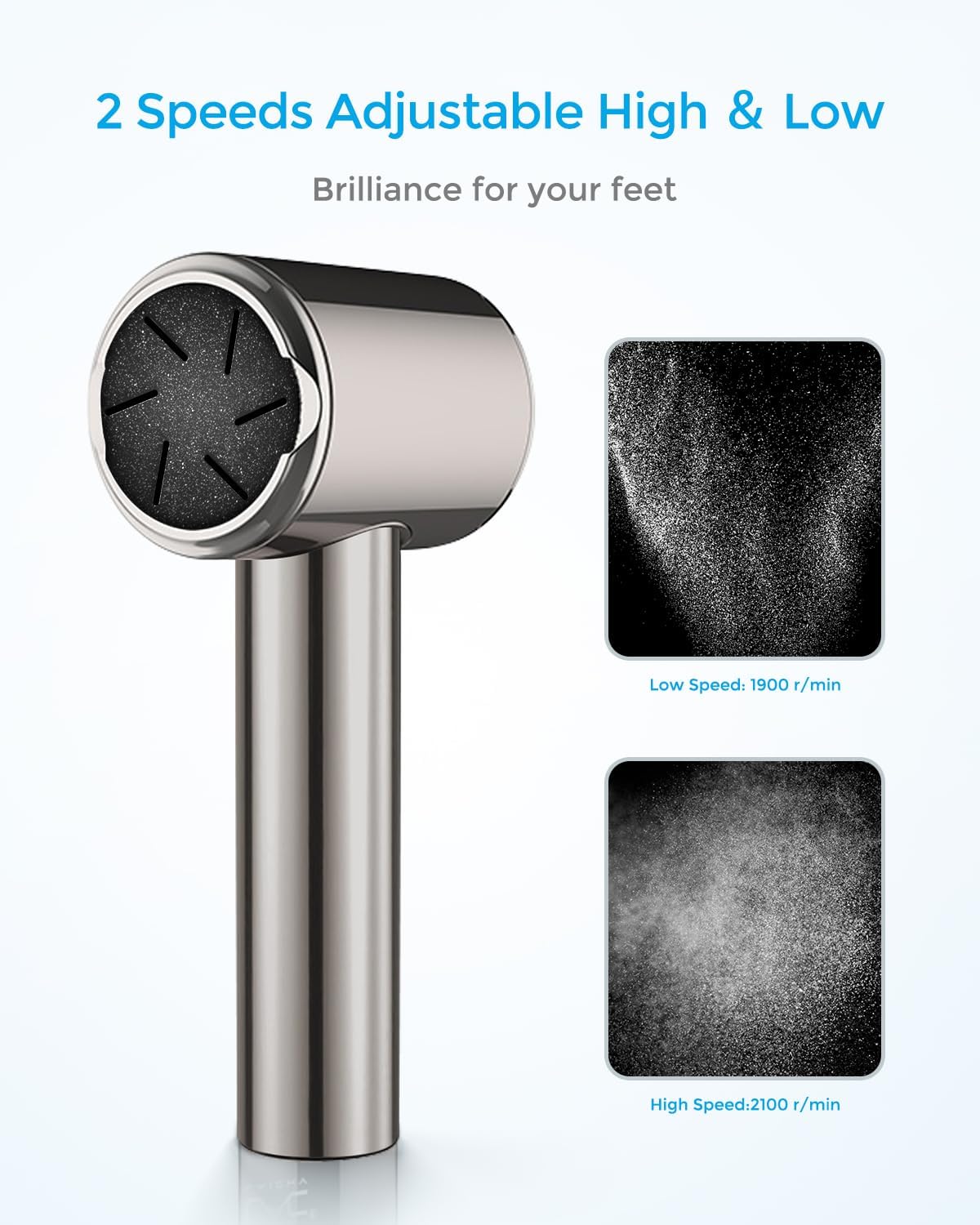 Phonery SoleGlam ® Callus Remover with Dander Vacuum-Getphonery