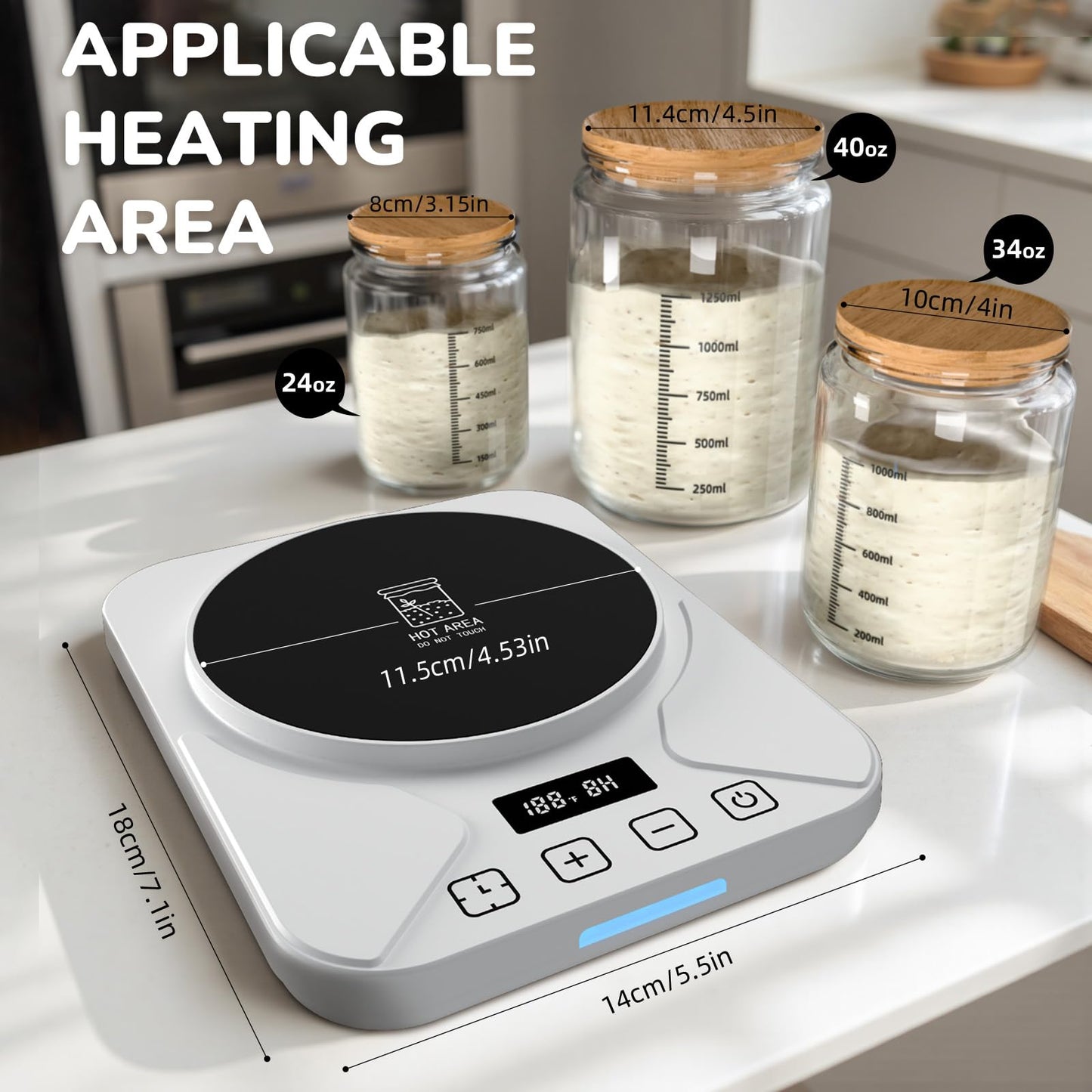 Phonery ProofBuddy sourdough starter warmer