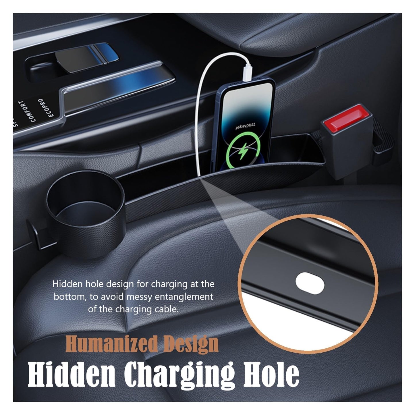 Phonery GapGuardian ® Car Seat Gap Filler