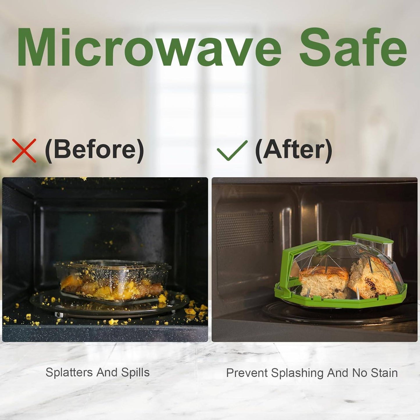 Phonery SplatterShield ® Microwave Splatter Cover-Getphonery