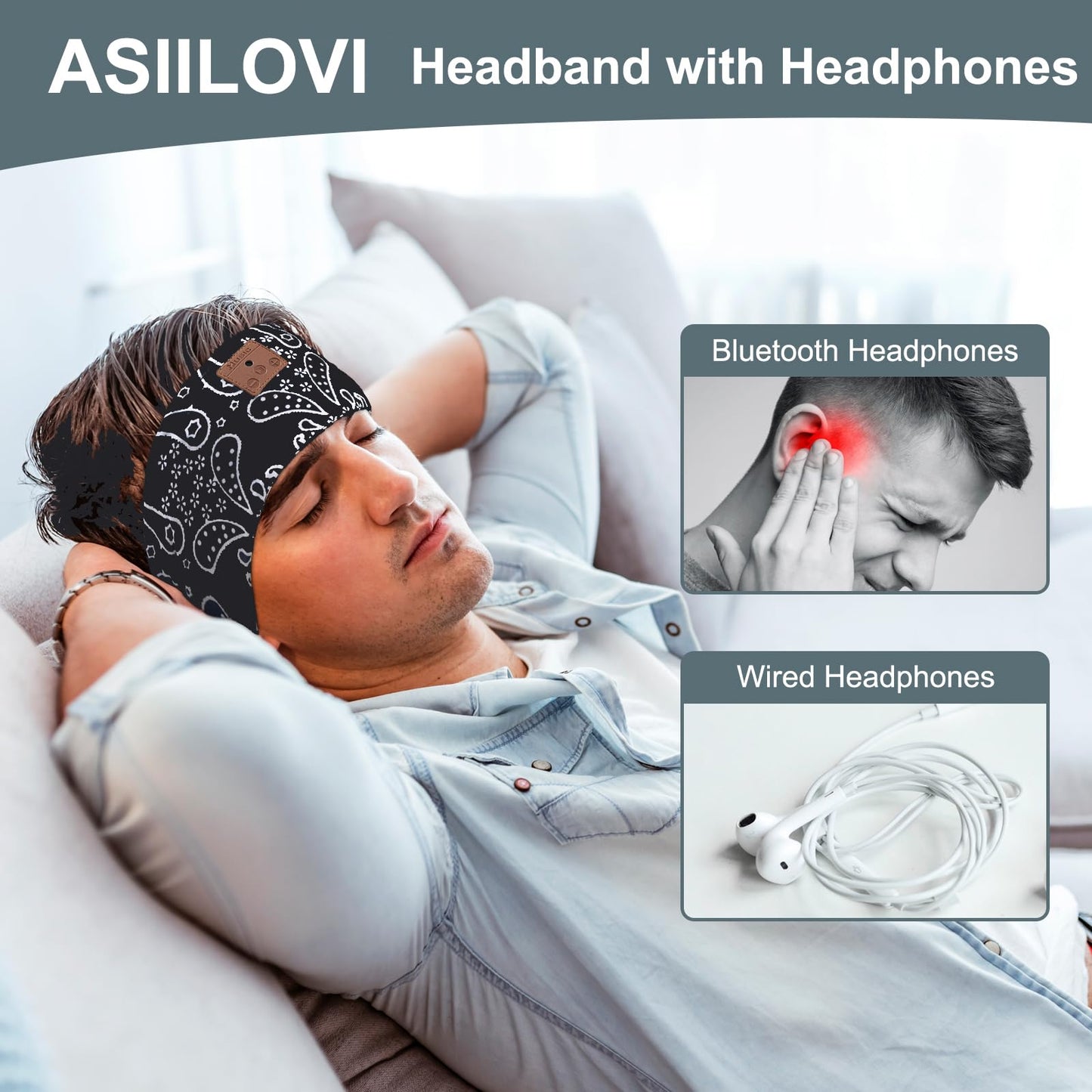 Phonery DreamTunes ® Bluetooth Sleeping Headband 2-Pack-Getphonery