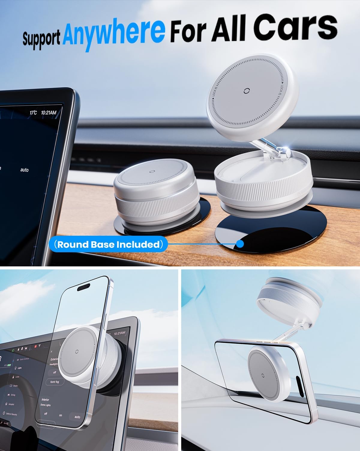Phonery GripBuddy ® Phone Mount with Twist Lock