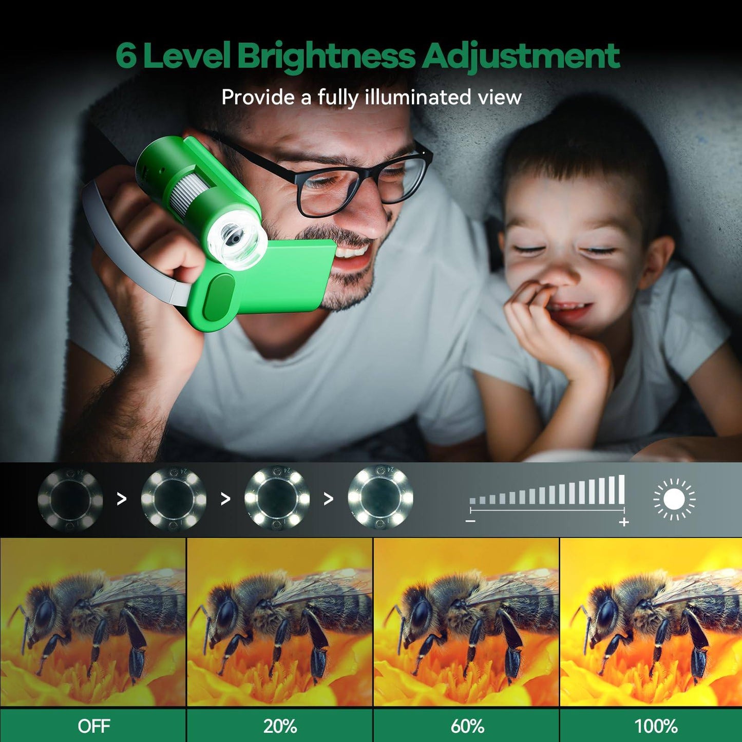 Phonery MicroQuest ® Portable Microscope for Kids-Getphonery