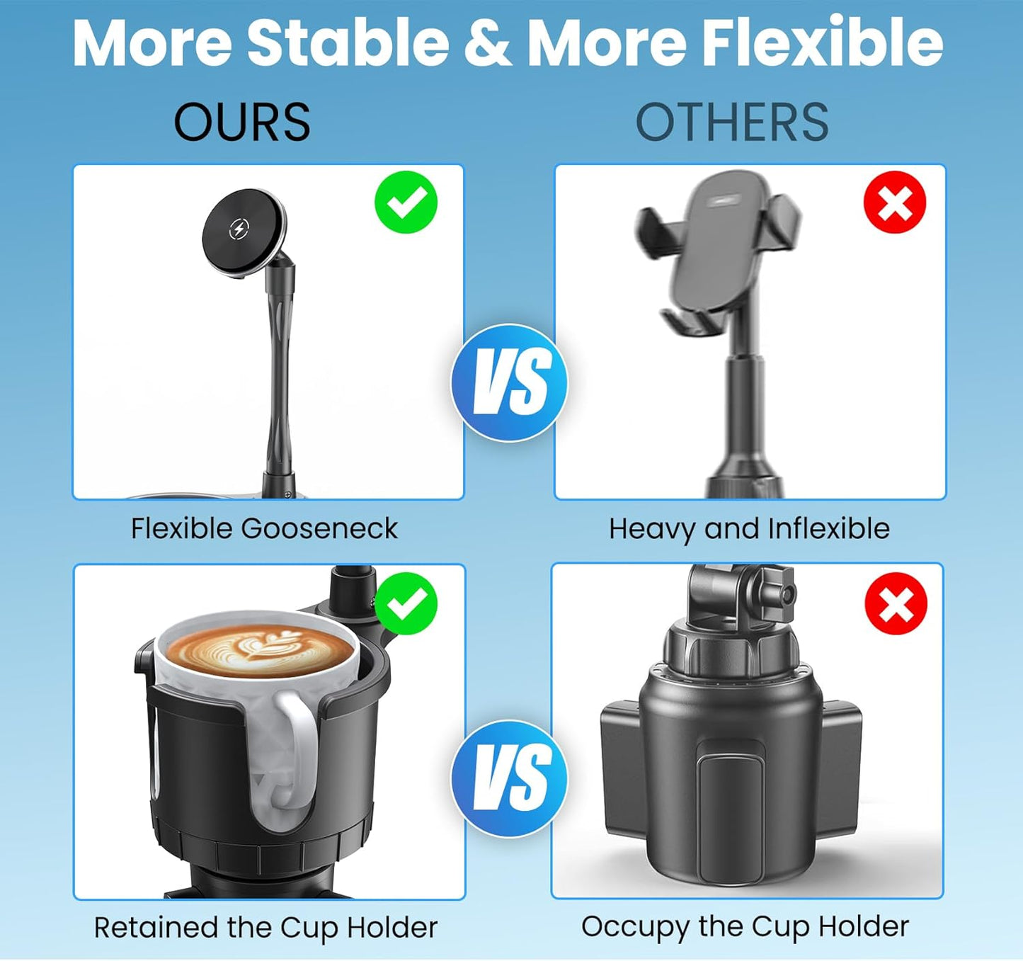 Phonery MagneCup  ® Cup Phone Holder For Car