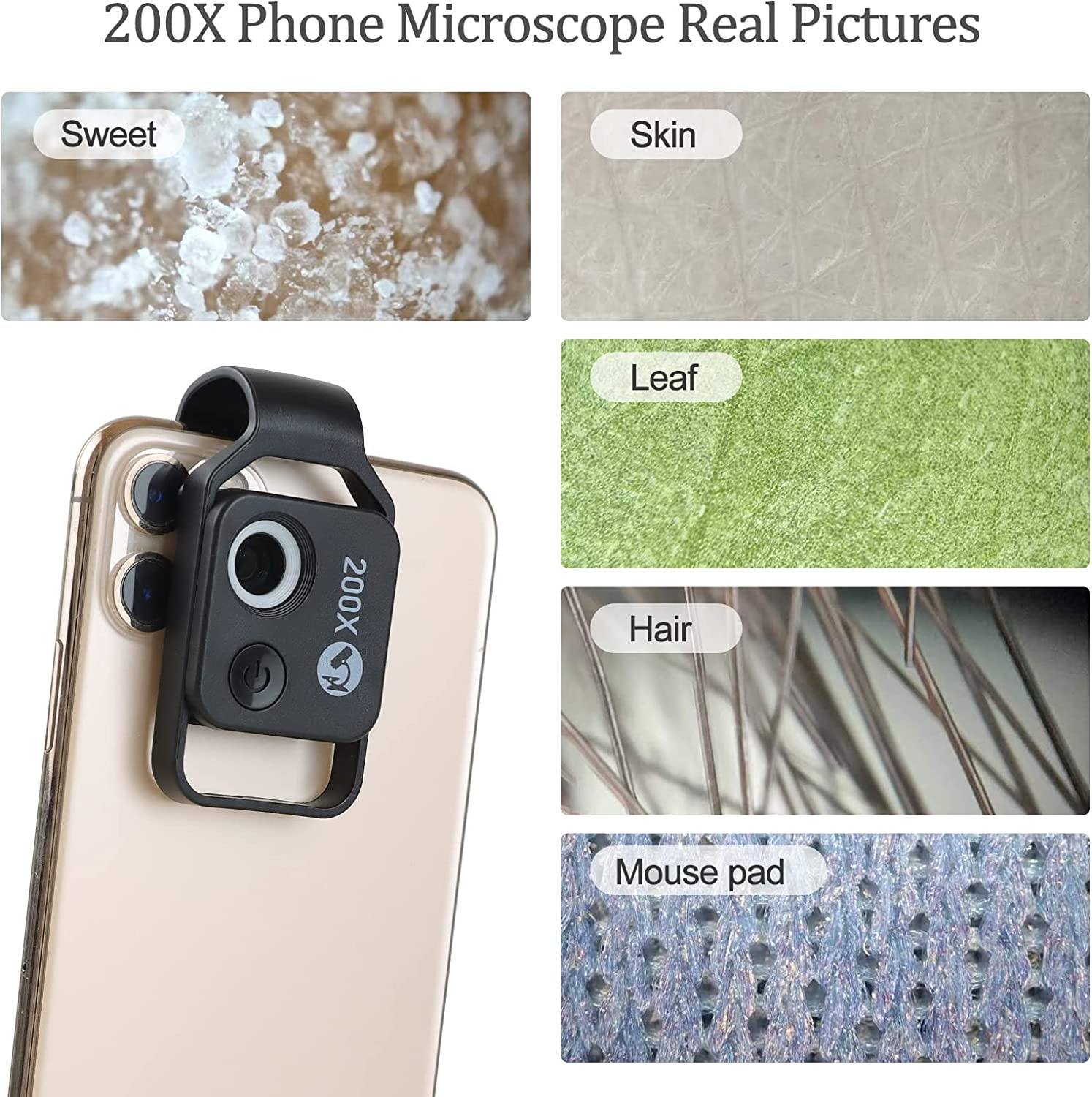 Phonery Zoom ® 200x Phone Microscope-Getphonery