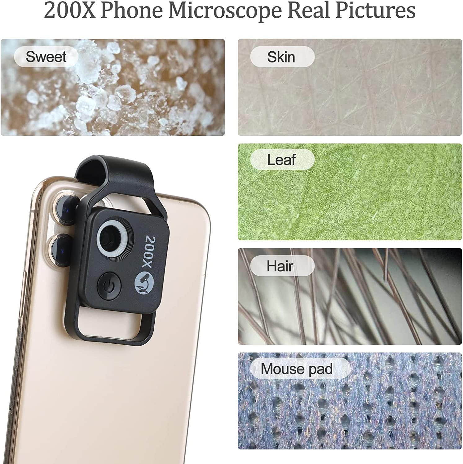 Phonery Micro 400x iPhone microscope-Phonery Micro ® 400x iPhone  Microscope-Getphonery