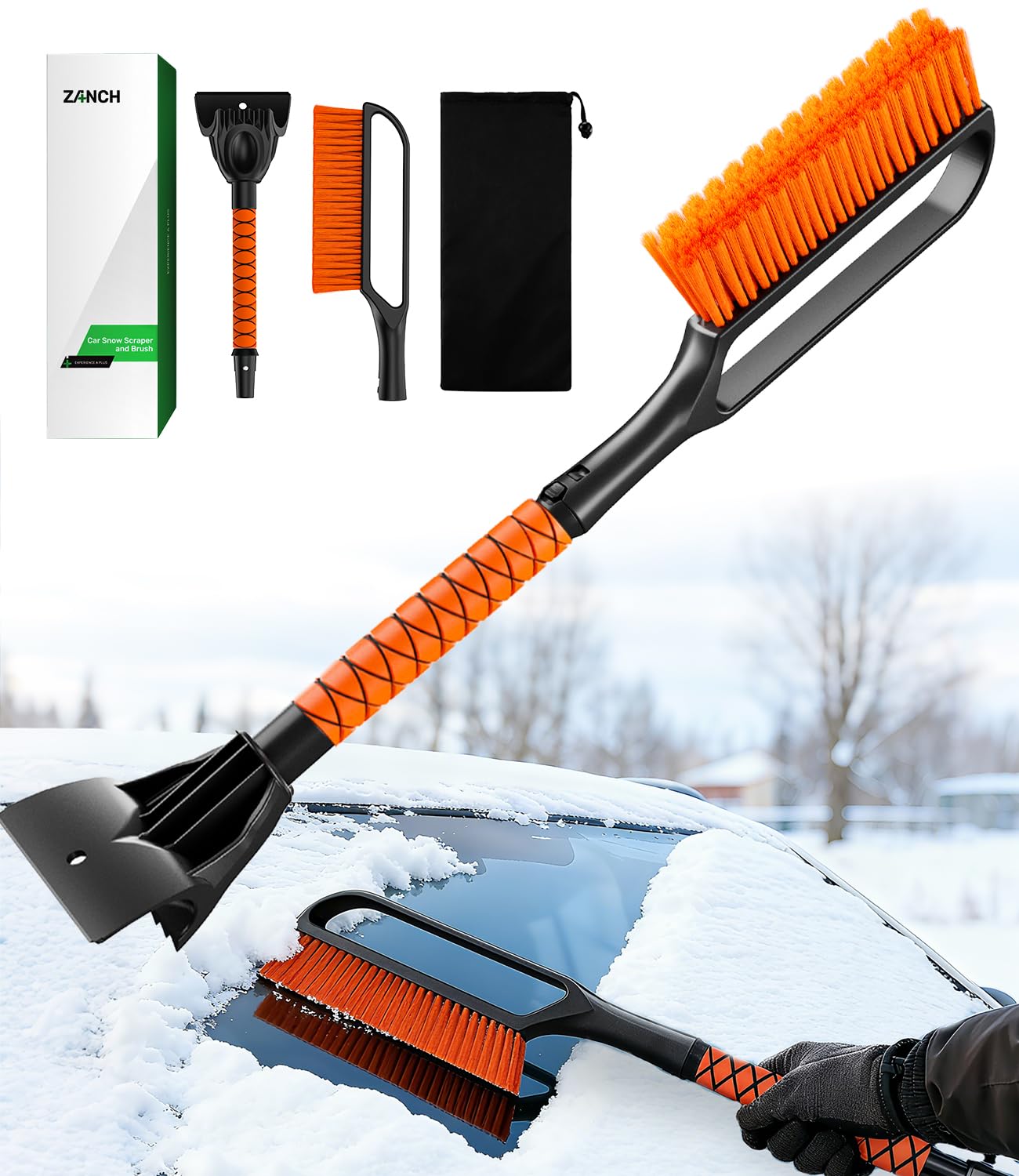 Phonery Torrent Tools 3 in 1 car snow brush