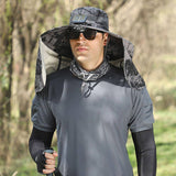 Phonery RadiantShade ® Wide Brim Hat with Solar Powered Fans-Getphonery