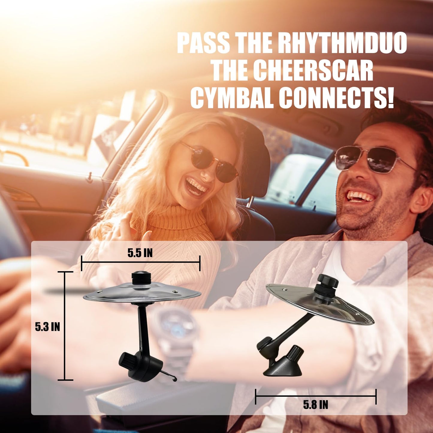 Phonery BeatRide ®  Drum Set For Car