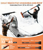 Phonery Torrent Tools ®  Extendable 3-in-1 Car Snow Brush and Ice Scraper
