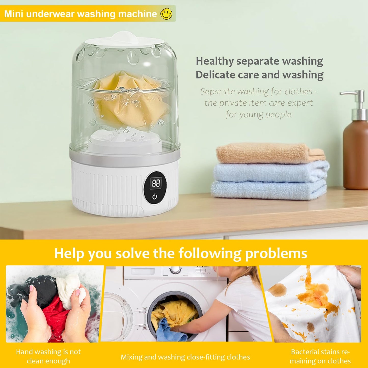 Phonery WashBuddy ® Portable Washing Machine