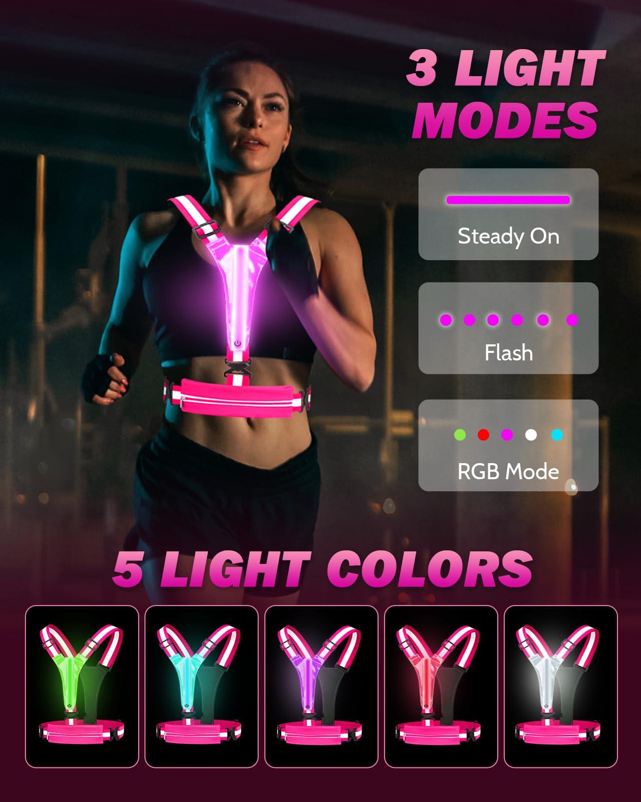 Phonery LumiVest ® Light Up Running Vest-Getphonery