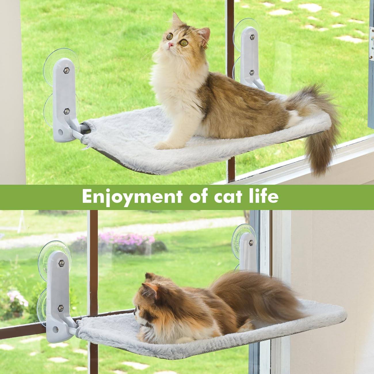 Phonery Purrview ® Window Cat Hammock Set of 2-Getphonery