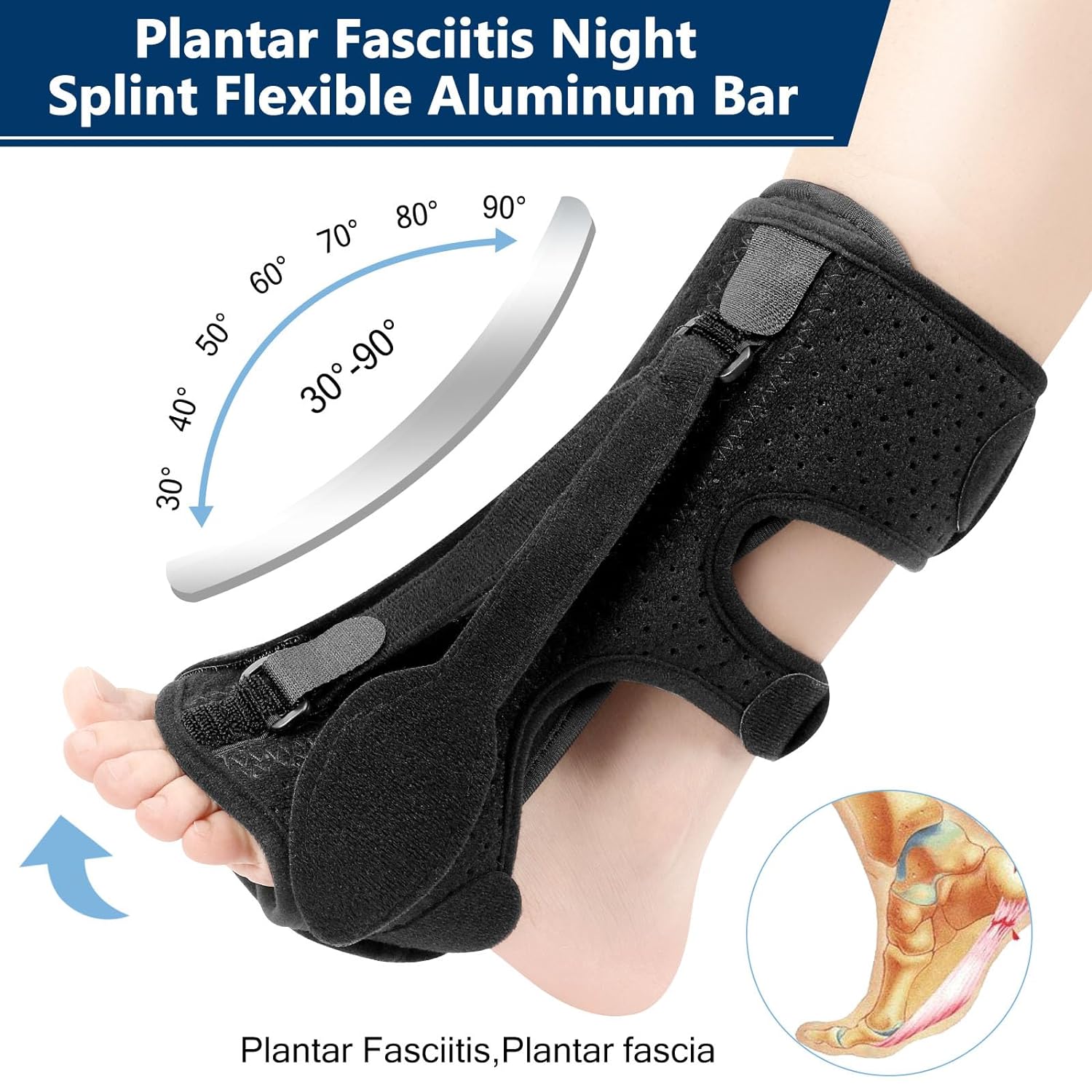 Phonery FlexiStep ® Plantar Fasciitis Night Splint-Getphonery