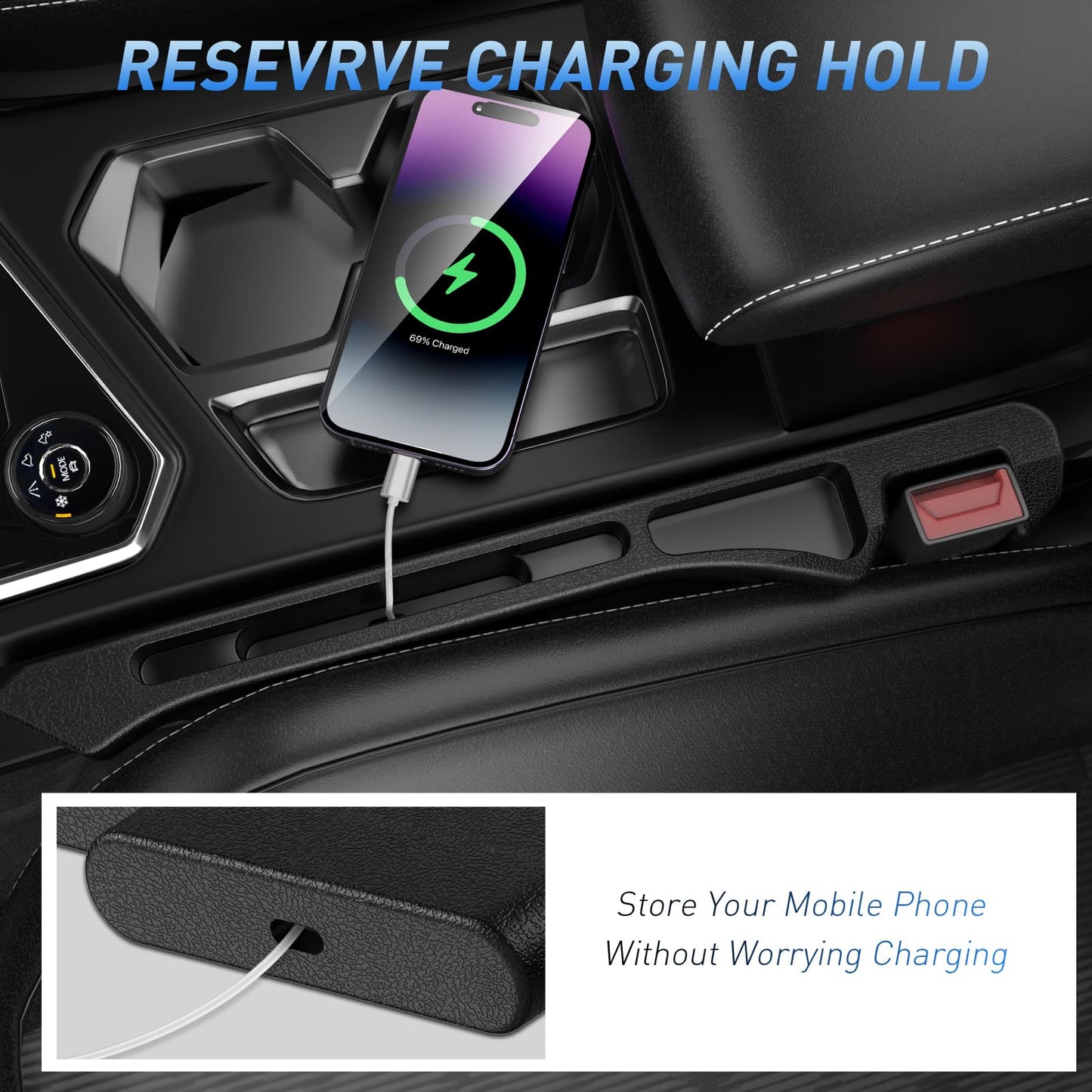 Phonery DropGuard   ® Car Seat Gap Fillers