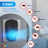 2025 Upgraded Ultrasonic Pest Repellent Indoor Insect Repeller, Pest Control, Repellent Roach, Mouse, Bugs, Mosquito, Mice, Spider, Ant, Rodent Repellent Ultrasonic Plug in, 3 Mode Switching, 6 Packs