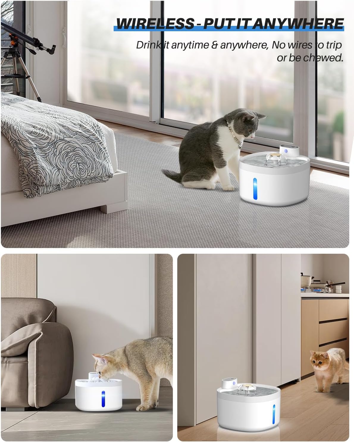 Phonery PurrWave ® Cat Water Fountain-Getphonery