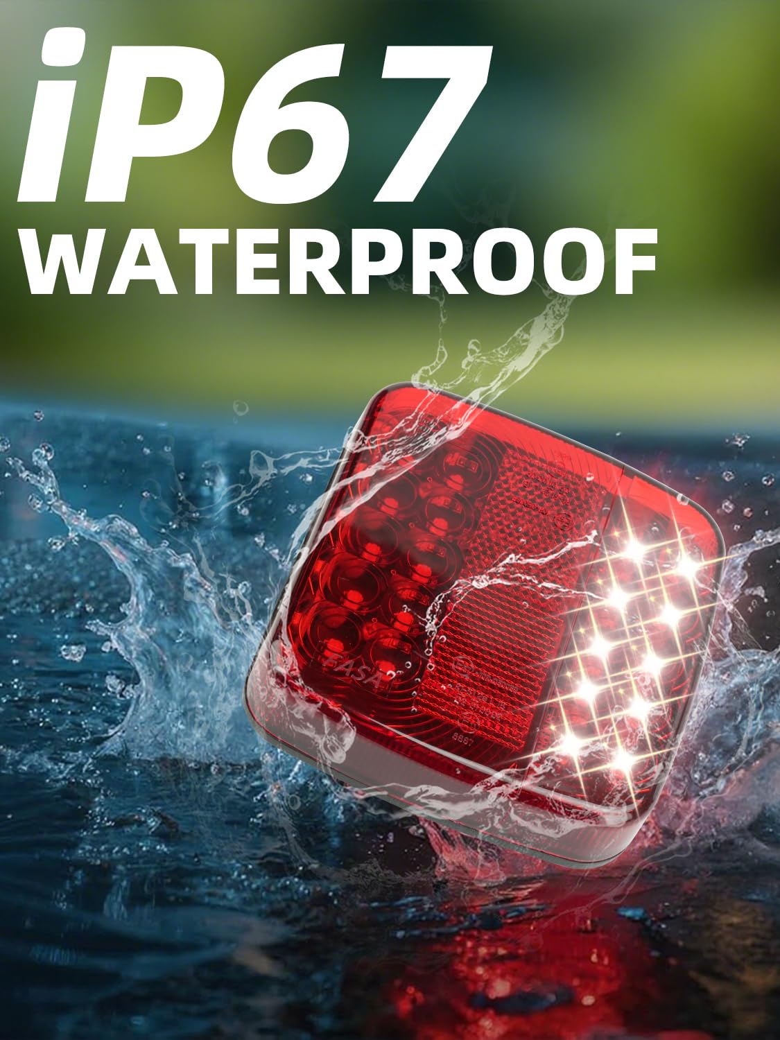 Phonery Luma ® LED Wireless Tail Lights for Trailer