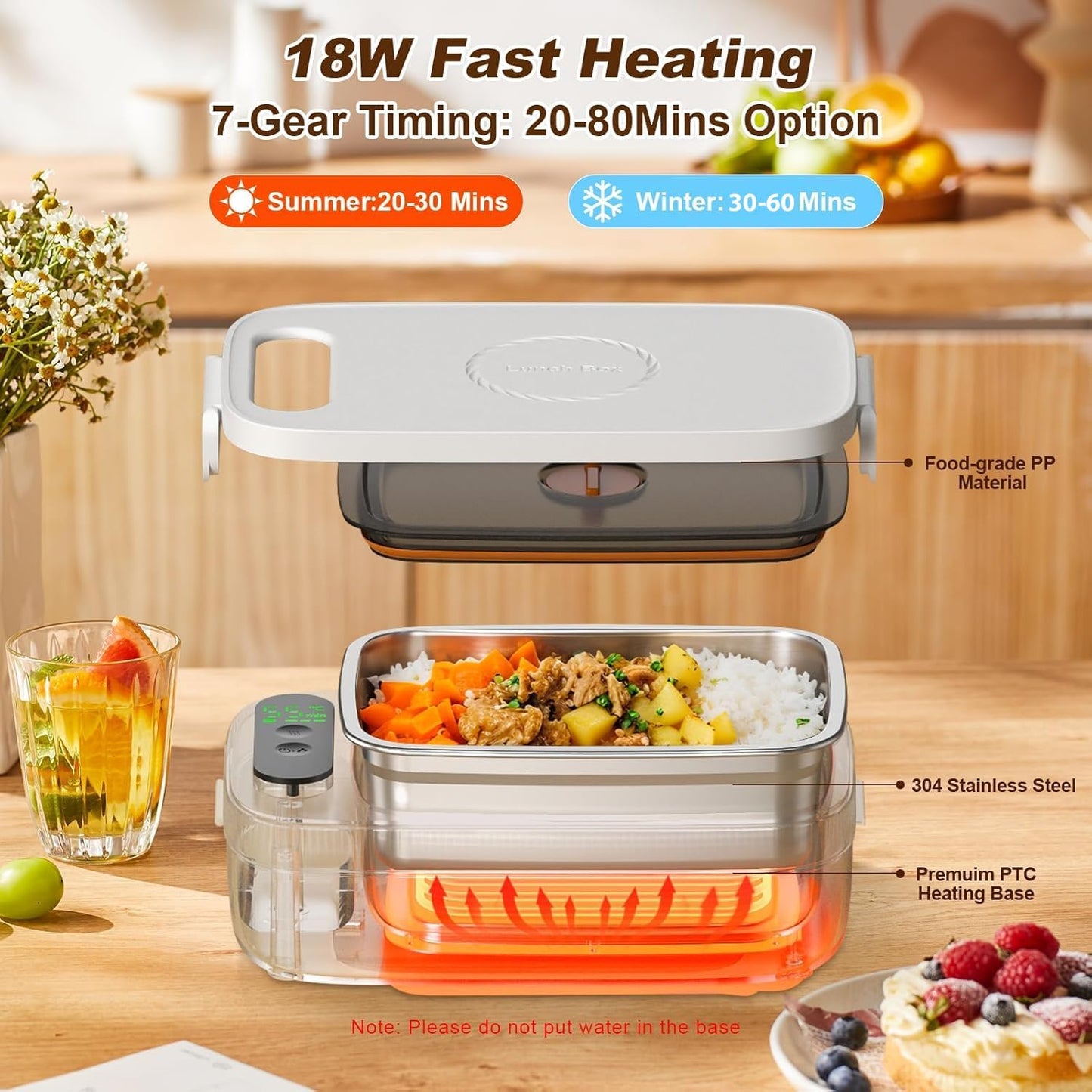 Phonery SmartPot ® Electric Lunch Box