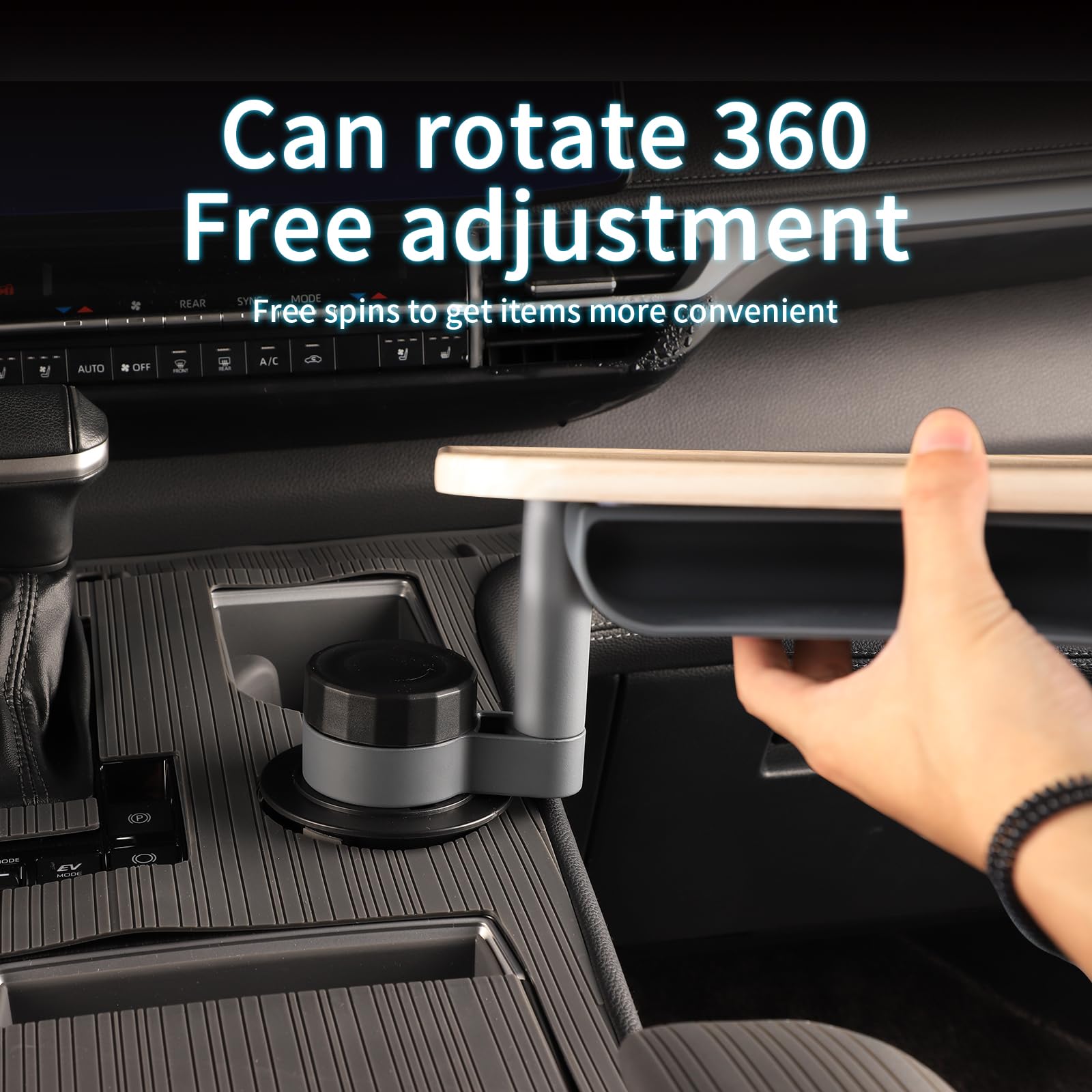 Phonery SnackEase rotating car seat tray table