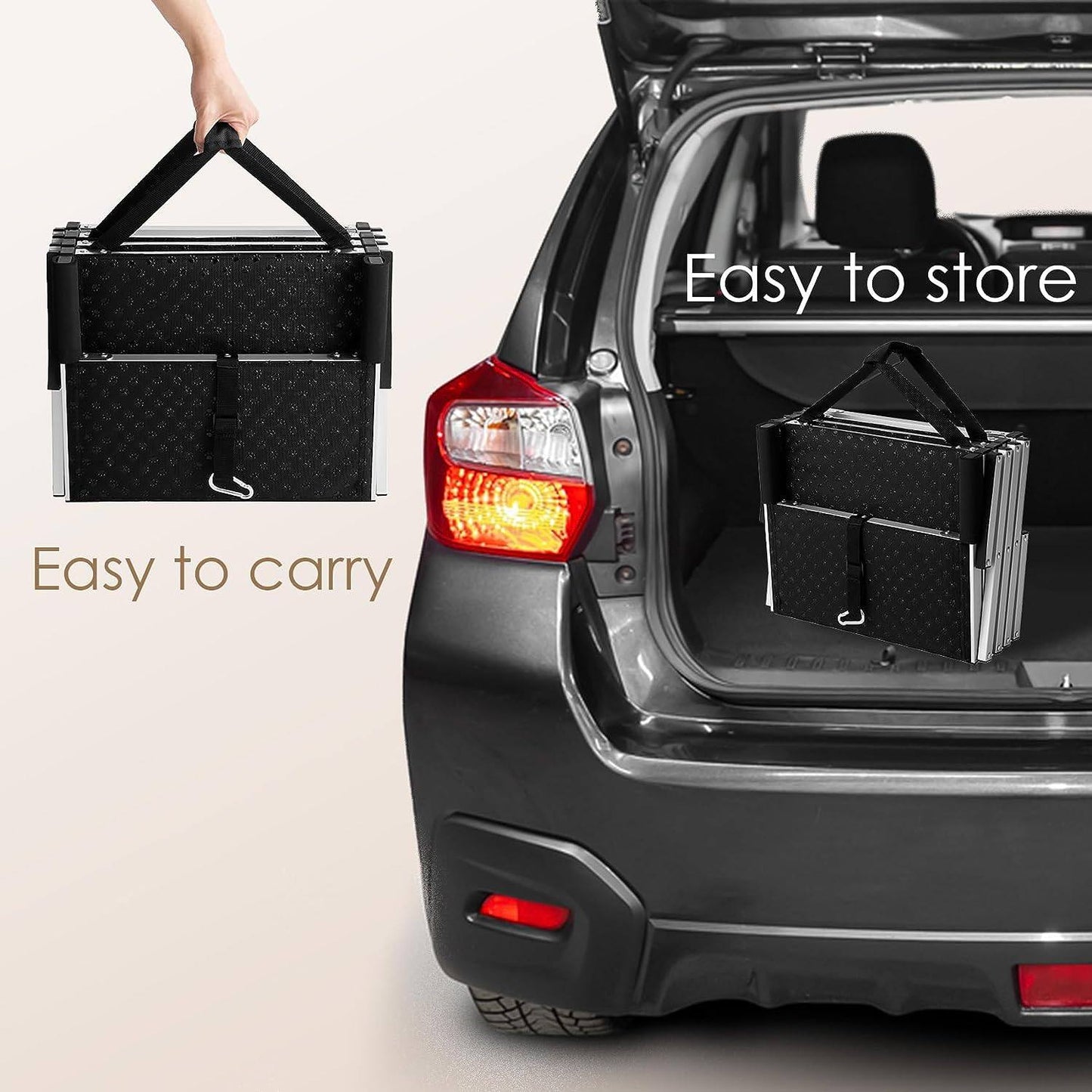 Phonery EasyHop ® Foldable Dog Car Ramp for Large Dogs-Getphonery