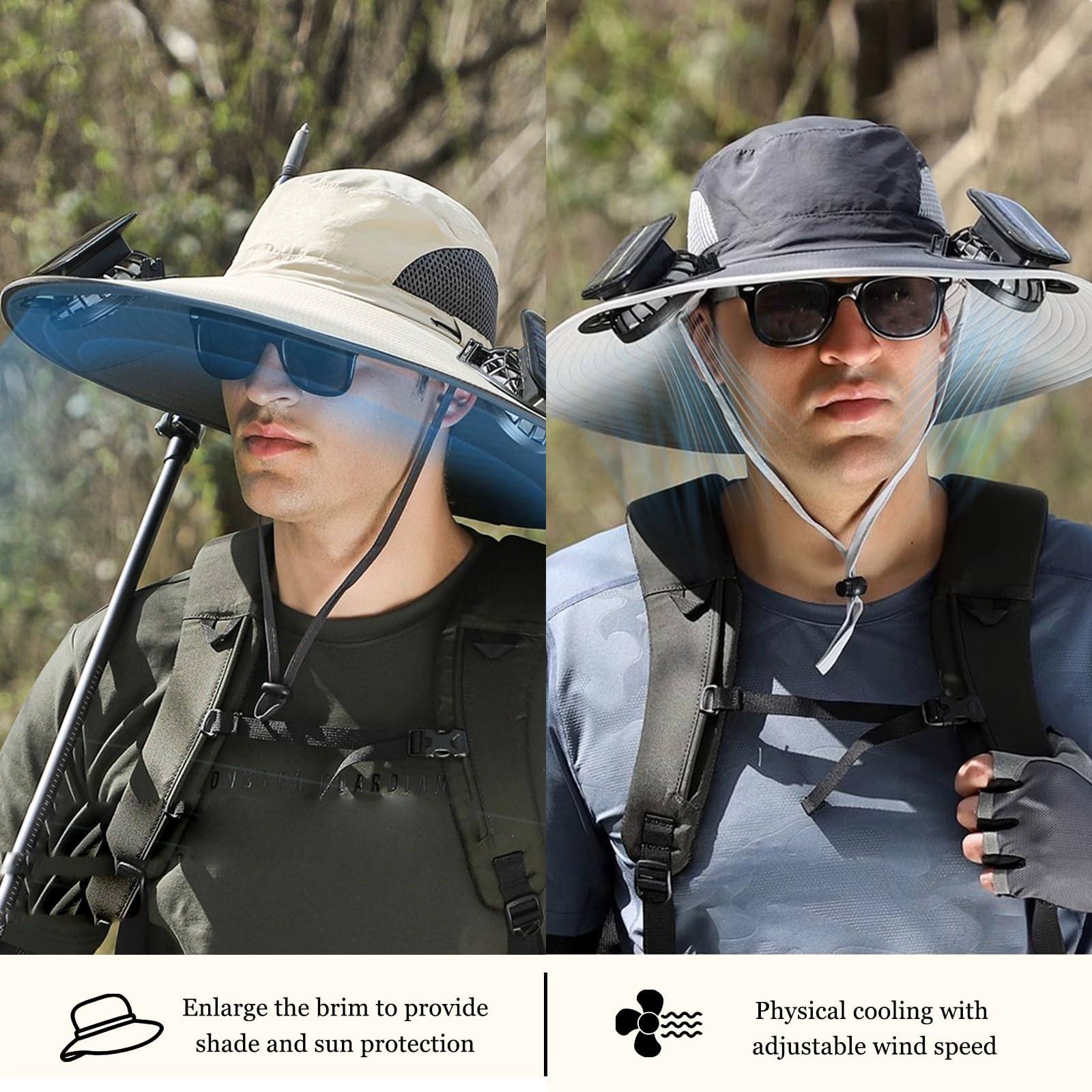 Phonery UVGuard ® Solar Powered Fan Hat-Getphonery