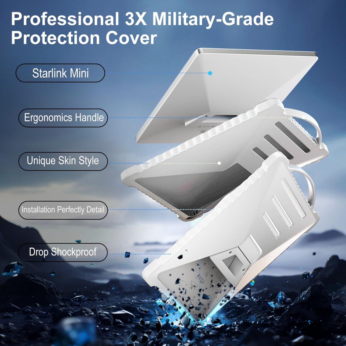 Phonery TerraShield ® Starlink Mini Protective Cover Case