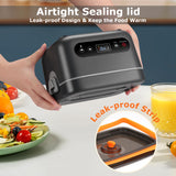 1.2L Cordless Electric Lunch Box – 20000mAh Rechargeable Portable Food Warmer with 5-Sided Heating, Auto Temperature Control, Leakproof & BPA-Free – Perfect for Office, Truck, Outdoors