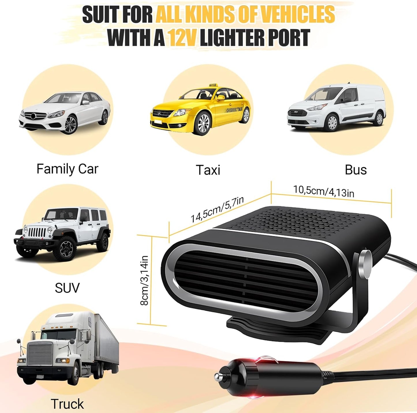 Phonery FrostGuard ® Portable Car Heater-Getphonery