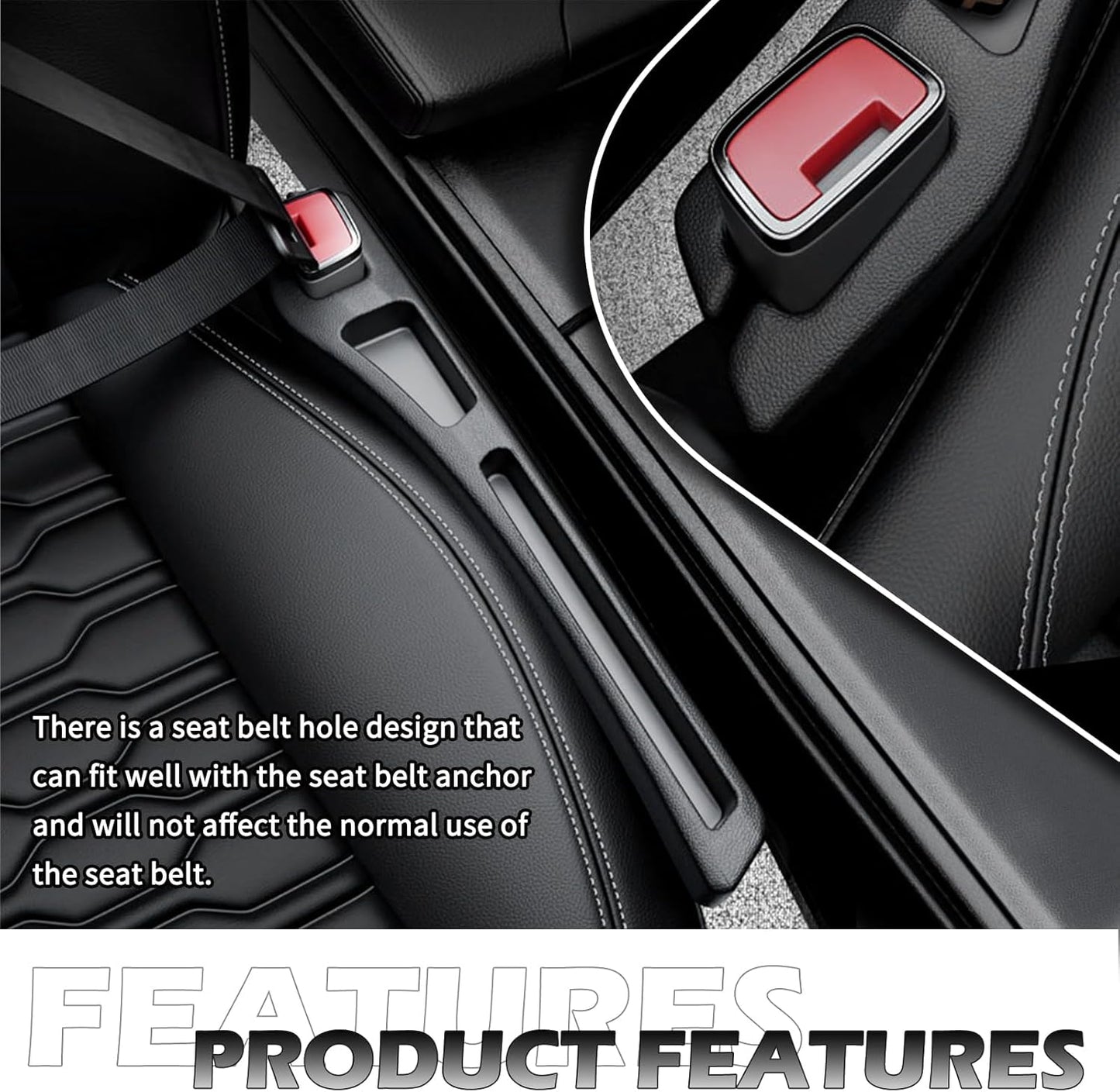 Phonery GripGap  ® Car Seat Gap Fillers