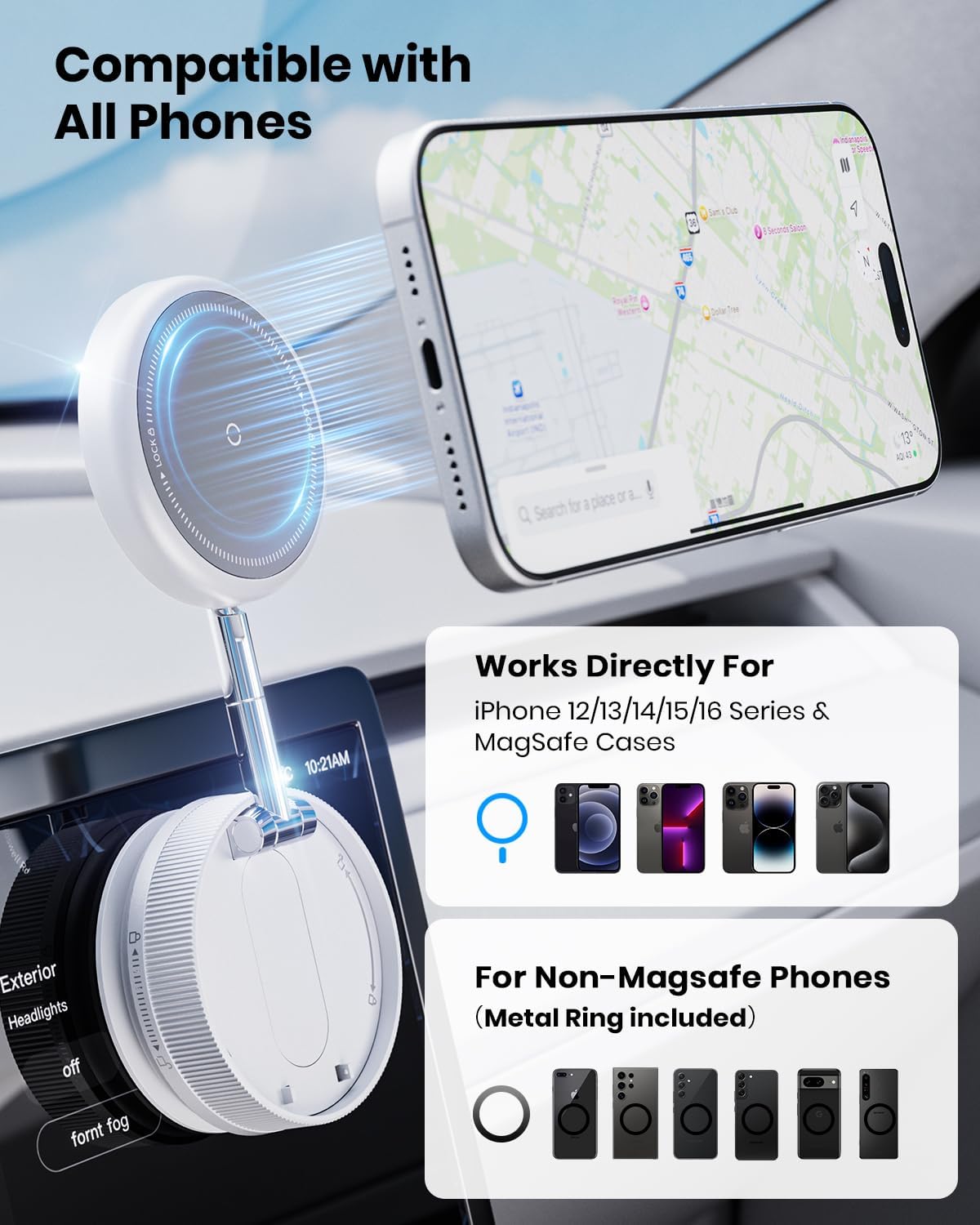 Phonery GripBuddy ® Phone Mount with Twist Lock