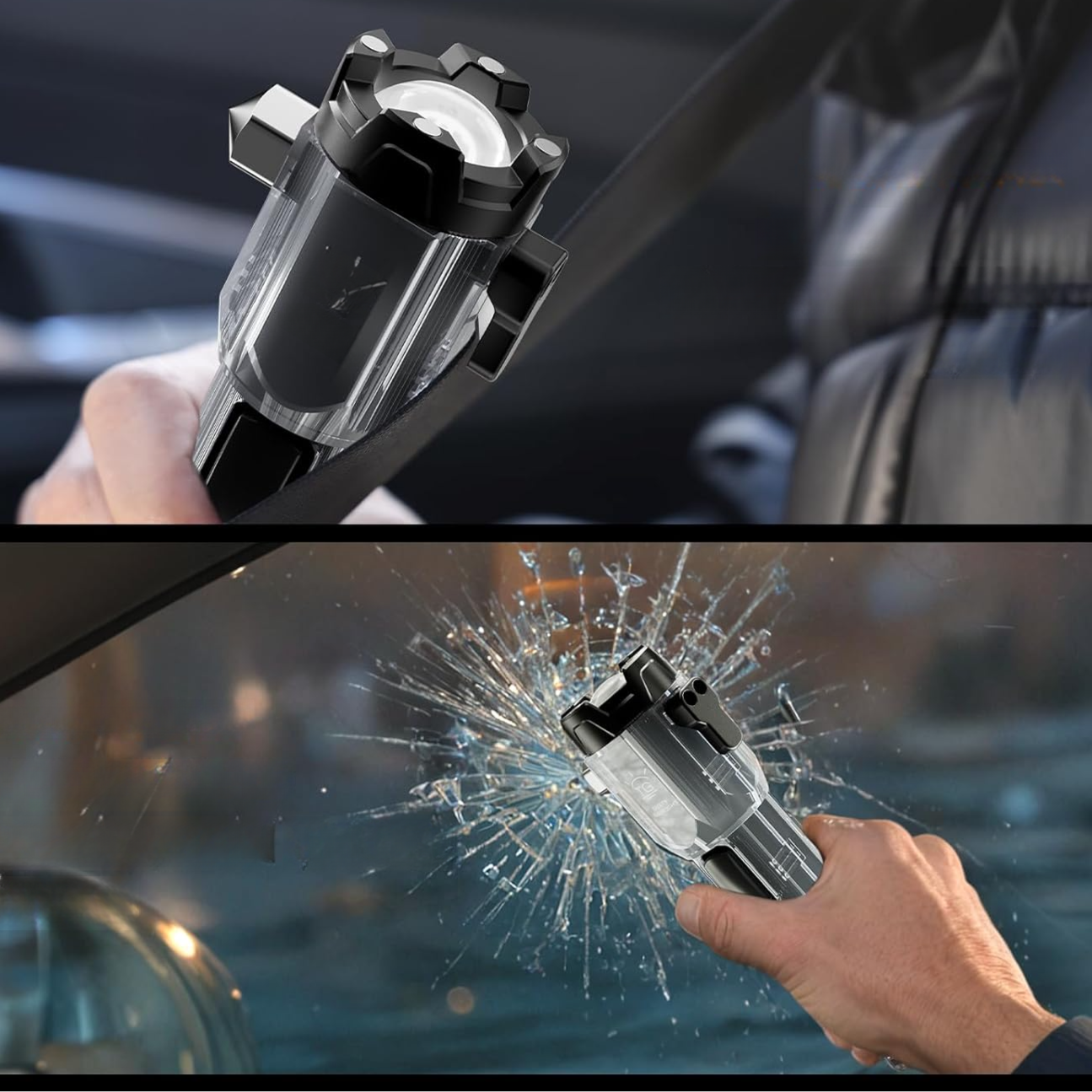 Phonery RescueTorch  ® Car Safety Hammer