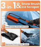 Phonery Torrent Tools ®  Extendable 3-in-1 Car Snow Brush and Ice Scraper